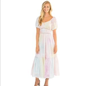 LOVE SHACK FANCY Angie Dress Tie Dye